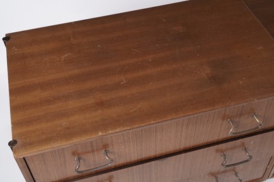 Lot 759 - A mid-20th Century modular teak wall unit by Peter Hayward for Vanson