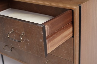 Lot 759 - A mid-20th Century modular teak wall unit by Peter Hayward for Vanson