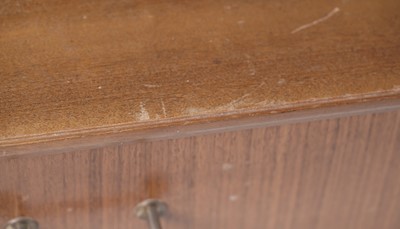 Lot 759 - A mid-20th Century modular teak wall unit by Peter Hayward for Vanson