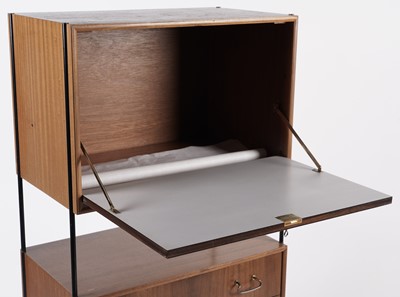 Lot 759 - A mid-20th Century modular teak wall unit by Peter Hayward for Vanson