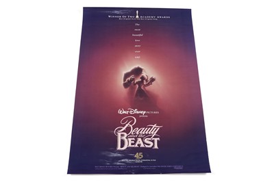 Lot 1437 - Beauty and the Beast one sheet movie poster