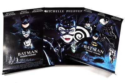 Lot 1445 - Three various Batman Returns movie posters