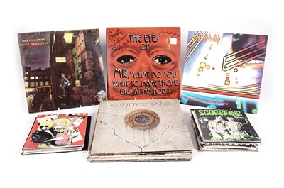 Lot 519 - A collectors' bundle of mixed  Rock LPs and 7" singles