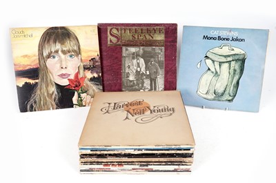 Lot 522 - A collectors' bundle of mixed Rock and Folk-Rock LPs