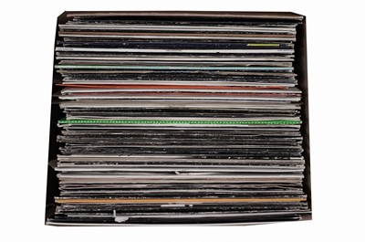 Lot 499 - A box of mixed Dance LPs and 12" singles