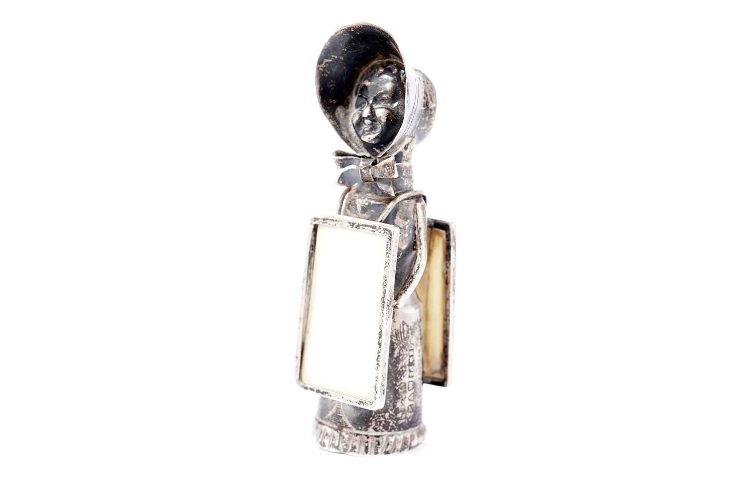 Lot 363 - A rare Edwardian silver pepper caster