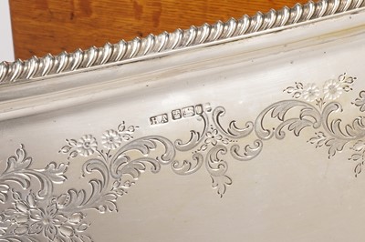 Lot 1435 - An Edwardian silver two-handled tea tray