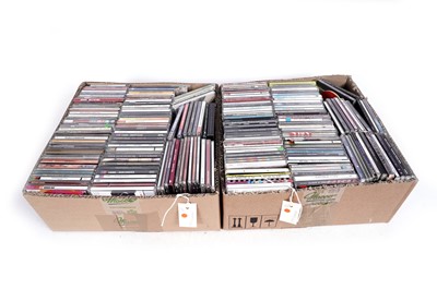 Lot 655 - Two boxes of approximately one hundred and fifty CDs