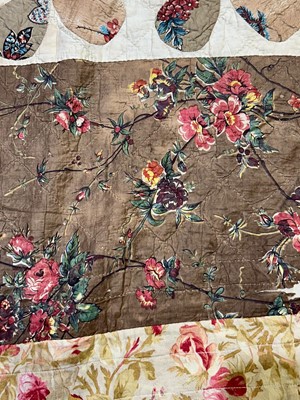 Lot 799 - A pair of Victorian patchwork quilts made by twin sisters Jane Ann and Mary Elizabeth