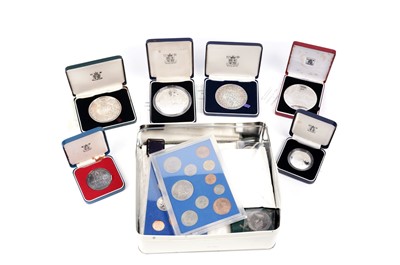 Lot 1252 - A collection of Royal Mint commemorative coins and medals