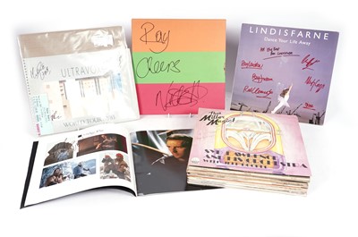 Lot 362 - A collectors' bundle of signed vinyl records