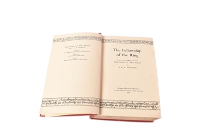 Lot 312 - J. R. R. Tolkien’s Lord of the Rings second/first editions