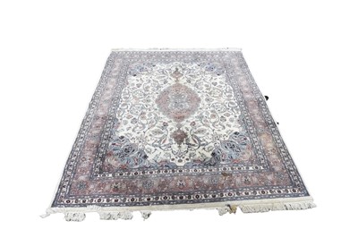 Lot 97 - A Kashan carpet