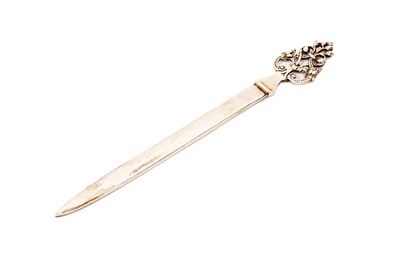 Lot 845 - An Elizabeth II silver letter knife