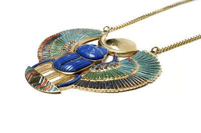 Lot 782 - A 1970s Thomas Fattorini and Sons Egyptomania "King Tut" necklace