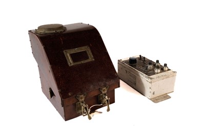 Lot 1134 - A Bubble Sextant Mk IX; and a Marconi Gunner switch unit