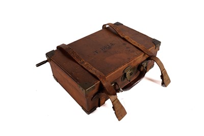 Lot 1027 - An early 20th Century Armstrong & Co ammunition case and cleaning accessories.