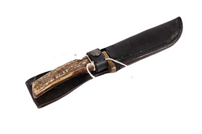 Lot 1038 - A late 19th Century hunting knife by Malcberry