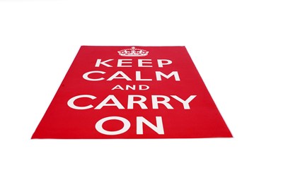 Lot 1142 - Keep Calm and Carry On (1939) Second World War propaganda poster