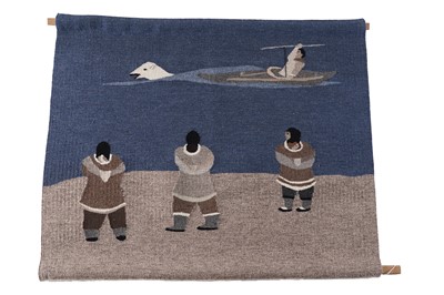 Lot 1547 - A 20th Century Canadian Inuit wall hanging designed by Annie Kilabuk