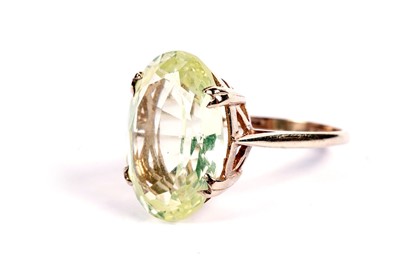 Lot 509 - A grossular garnet dress ring