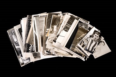Lot 1371 - Press Association Newcastle United black and white photographs