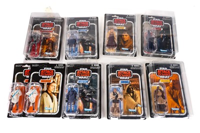 Lot 1517 - Carded Kenner Star Wars ‘Attack of The Clones’ Vintage Collection figures