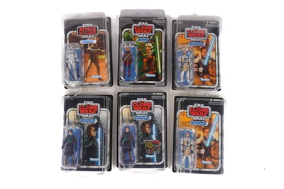 Lot 1518 - Carded Kenner Star Wars ‘The Clone Wars’ Vintage Collection figures