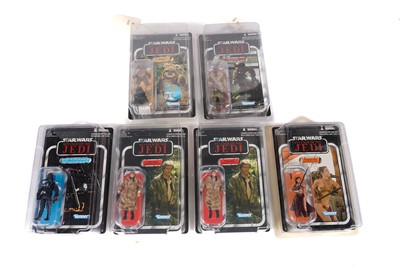 Lot 1532 - Carded Kenner Star Wars ‘Revenge of the Jedi’ Vintage Collection figures