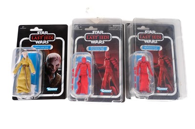 Lot 1534 - Carded Kenner Star Wars ‘The Last Jedi’ Vintage Collection figures