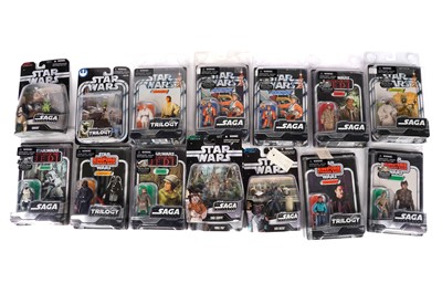 Lot 1535 - Carded Hasbro Star Wars ‘The Original Trilogy collection’ figures; and 'The Saga Collection’ figures