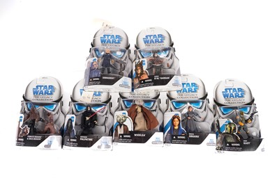 Lot 1540 - Carded Star Wars ‘The Legacy Collection figures