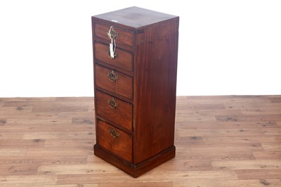 Lot 6 - A mid-19th Century mahogany bedside cabinet