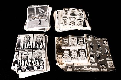 Lot 1374 - Press Association football player black and white photographs