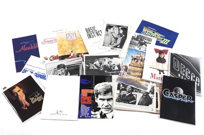 Lot 1377 - Film Press Kits, contents including photos, notes, postcards, and booklets