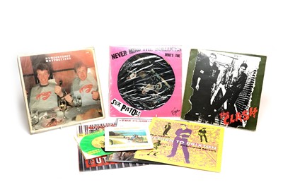 Lot 462A - A Collectors' Bundle of mixed Punk LPs and singles