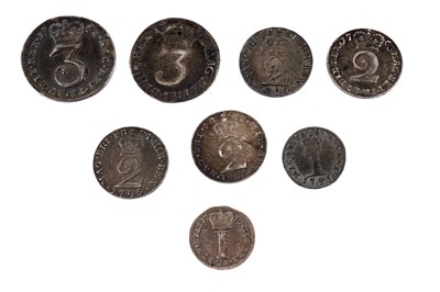 Lot 1249 - A selection of 18th Century silver milled coins