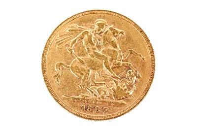 Lot 1265 - A 1887 Victorian Sovereign