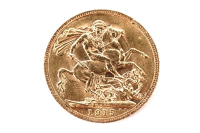 Lot 1272 - A 1915 King George V Sovereign