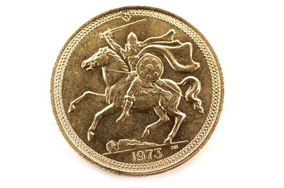 Lot 1276 - A 1973 Elizabeth II Sovereign