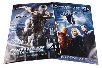 Lot 1382 - Two Fantastic Four: Rise of the Silver Surfer movie posters