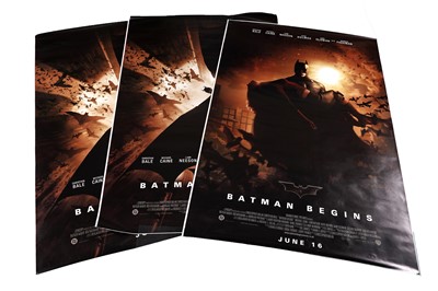 Lot 1383 - Three movie posters for Batman Begins