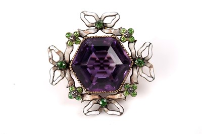 Lot 1235 - A Suffragette brooch