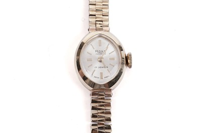 Lot 665 - A lady's 9ct gold cased Rone cocktail watch