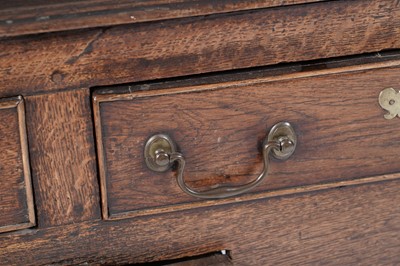 Lot 767 - A George III oak dresser base