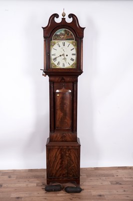 Lot 176 - A Victorian mahogany 8-day longcase clock