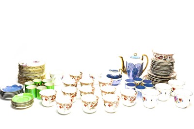 Lot 224 - A selection of tea wares including: an Edwardian tea service