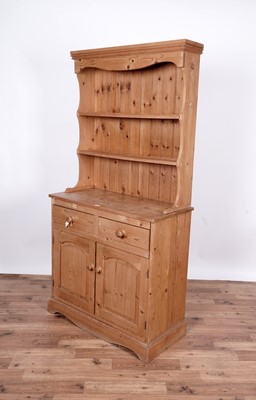 Lot 30 - A Victorian style pine dresser