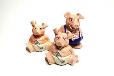 Lot 196 - A set of Wade NatWest ceramic money boxes
