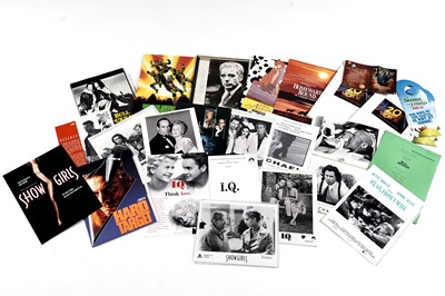 Lot 1421 - Film Press Kits, contents including photos and booklets